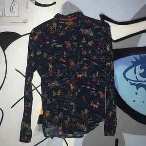Outdoor Themed Flannel Long Sleeve
